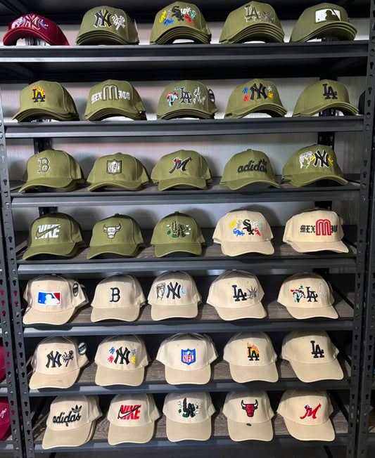 pack de 100 gorras basics mix